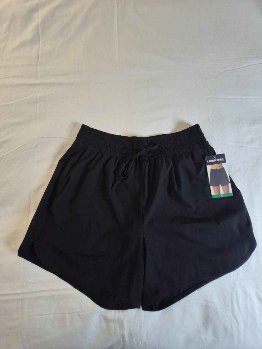 Lands’ End Women’s Swim Shorts UPF 50 Black Size: XLarge, NWT